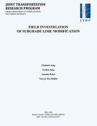 Produktbild: Field Investigation of Subgrade Lime Modification
