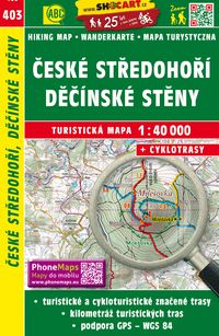 Produktbild: Wanderkarte Tschechien Ceske stredohori, Decisnke steny 1 : 40 000