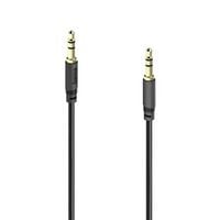 Produktbild: Hama 00202013 Klinke Audio Anschlusskabel [1x Klinkenstecker 3.5 mm - 1x Klinkenstecker 3.5 mm] 3 m Schwarz vergoldete Steckkontakte