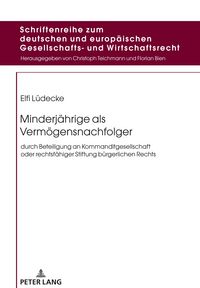 Produktbild: Minderj&auml;hrige als Verm&ouml;gensnachfolger