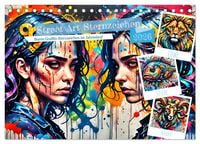 Produktbild: Street Art Sternzeichen (Tischkalender 2026 DIN A5 quer), CALVENDO Monatskalender