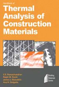 Produktbild: Handbook of Thermal Analysis of Construction Materials