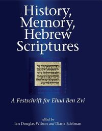 Produktbild: History, Memory, Hebrew Scriptures