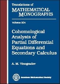Produktbild: Cohomological Analysis of Partial Differential Equations and Secondary Calculus