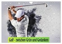 Produktbild: Golf - zwischen Gr&uuml;n und Gedanken (Wandkalender 2027 DIN A4 quer), CALVENDO Monatskalender