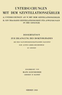Produktbild: Dissertation zur Erlangung des Doktorgrades