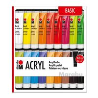 Produktbild: Marabu Acrylfarben Set 18x36ml