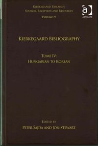 Produktbild: Volume 19, Tome Iv: Kierkegaard Bibliography