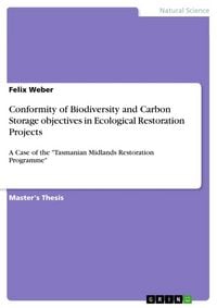 Produktbild: Conformity of Biodiversity and Carbon Storage objectives in Ecological Restoration Projects