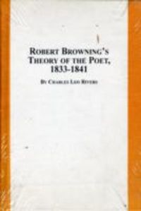 Produktbild: Robert Browning's Theory of the Poet, 1833-1841