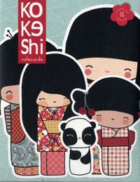 Produktbild: Parot, A: Kokeshi Notecards