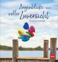 Produktbild: Augenblicke voller Zuversicht Postkartenkalender 2026