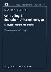 Produktbild: Controlling in deutschen Unternehmungen