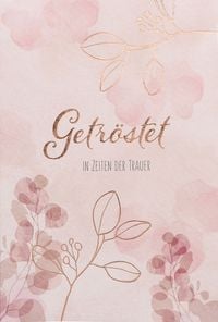 Produktbild: Trauerkarte - Getr&ouml;stet in Zeiten der Trauer