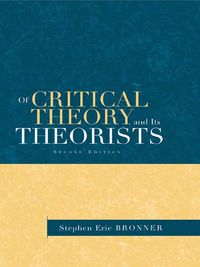 Produktbild: Of Critical Theory and Its Theorists