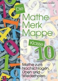Produktbild: Die Mathe-Merk-Mappe Klasse 10