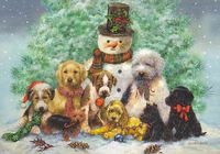 Produktbild: Puppies & Snowman Small Boxed