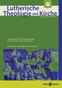 Produktbild: Bonhoeffers Theologie des Leibes als Wegweiser zu einer neuen &ouml;kologischen Haltung