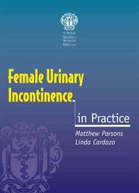 Produktbild: Female Urinary Incontinence in Practice