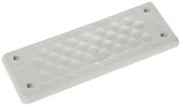 Produktbild: Trelleborg MH-24 F 30-1 LIGHT GREY UL94 V-0 IP65 | TPE | Screw Durchf&uuml;hrungsplatte TPE Grau 1 St.