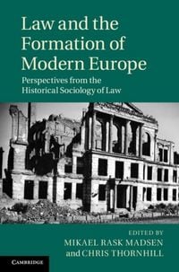 Produktbild: Law and the Formation of Modern Europe