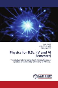 Produktbild: Physics for B.Sc. (V and VI Semester)