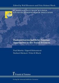 Produktbild: Humanwissenschaftliche Zug&auml;nge / Approaches to the Social Sciences