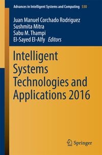Produktbild: Intelligent Systems Technologies and Applications 2016