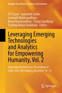 Produktbild: Leveraging Emerging Technologies and Analytics for Empowering Humanity, Vol. 2