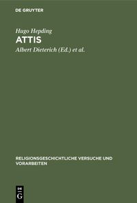 Bild vom Artikel Attis vom Autor Hugo Hepding