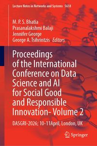 Produktbild: Proceedings of the International Conference on Data Science and AI for Social Good and Responsible Innovation- Volume 2