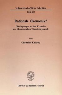 Produktbild: Rationale &Ouml;konomik?