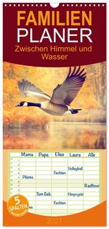 Produktbild: Familienplaner 2027 - Zwischen Himmel und Wasser mit 5 Spalten (Wandkalender, 21 x 45 cm) CALVENDO