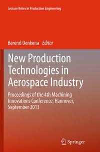 Produktbild: New Production Technologies in Aerospace Industry