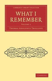 Produktbild: What I Remember - Volume 1