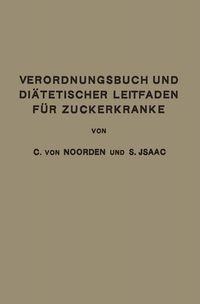 Produktbild: Verordnungsbuch und Di&auml;tetischer Leitfaden f&uuml;r Zuckerkranke
