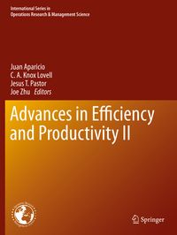 Produktbild: Advances in Efficiency and Productivity II