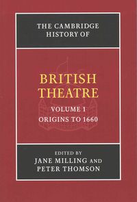 Produktbild: The Cambridge History of British Theatre 3 Volume Paperback