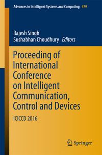 Produktbild: Proceeding of International Conference on Intelligent Communication, Control and Devices
