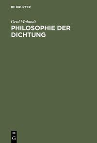 Produktbild: Philosophie der Dichtung