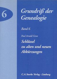 Produktbild: Schl&uuml;ssel zu alten und neuen Abk&uuml;rzungen
