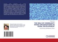 Produktbild: The Role Of Community Based Organisations in Rural Development