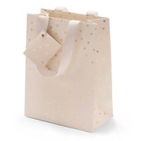 Geschenktasche Stars Grey Gold, mini