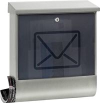 Produktbild: Burg W&auml;chter 65300 Lucenta 2700 Ni Briefkasten Edelstahl Edelstahl Schl&uuml;sselschloss