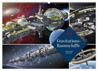 Produktbild: Gravitations-Raumschiffe (Wandkalender 2027 DIN A2 quer), CALVENDO Monatskalender