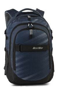 Produktbild: BESTWAY&reg; Rucksack Evolution Air, dunkelblau/wei&szlig;, 22 Liter