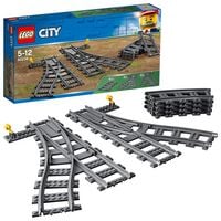 LEGO City 60238 Weichen, Erweiterungsset mit 6 Elementen