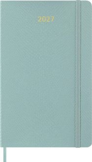 Produktbild: Moleskine 12 Monate Precious & Ethical Wochen Notizkalender, L/A5, liniert, weicher Einband, Mamba Hellgr&uuml;n, mit Box