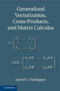 Produktbild: Generalized Vectorization, Cross-Products, and Matrix Calculus