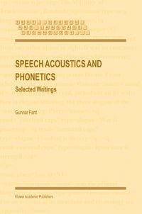 Produktbild: Speech Acoustics and Phonetics